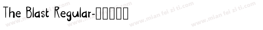 The Blast Regular字体转换